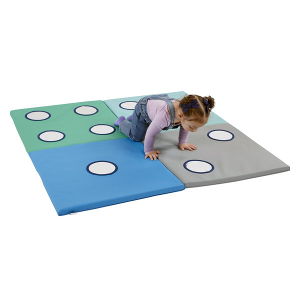 ECR4Kids SoftZone 123 Look at Me Activity Mat, Folding Playmat & Reviews Wayfair